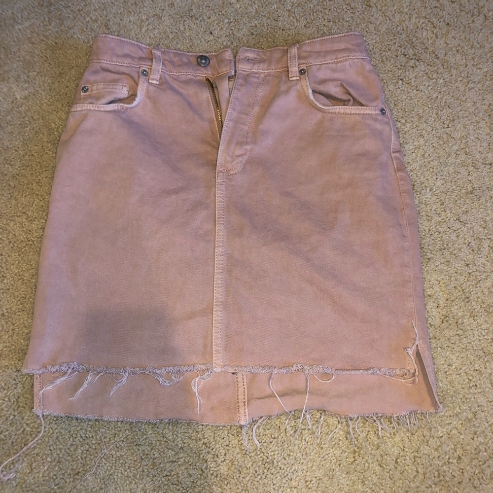 Pink skirt